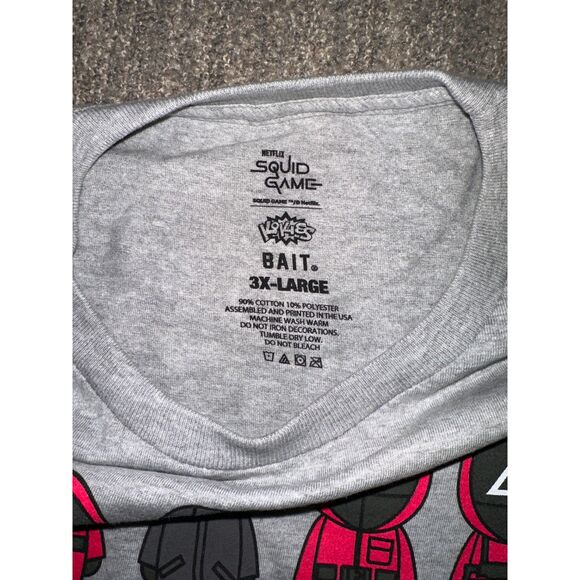 BAIT x KOKIES x NETFLIX - SQUID GAME Group T-SHIRT:  size 3XL - New - Picture 5 of 5